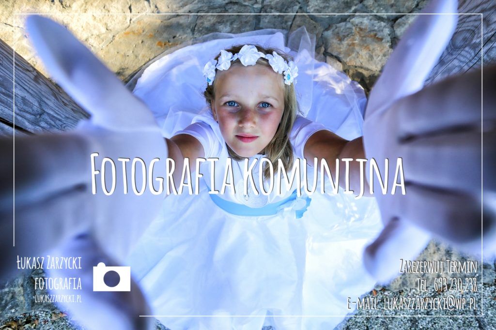 Fotografia rodzinna - Sesja komunijna Gosi. Fot. Łukasz Zarzycki / lukaszzarzycki.pl